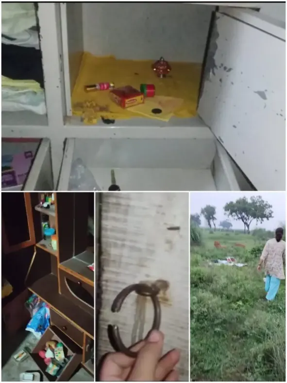 कमरे में सो रहे परिवार को बाहर से बंद कर 3.50 लाख नकदी समेत लाखों के जेवरात ले गए चोर